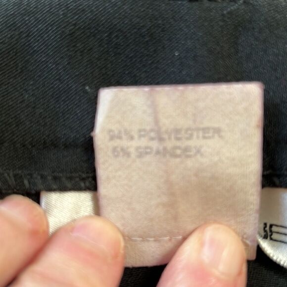 Evan Picone Black Women's Size 10 Black Straight Leg Dress Pants - Picture 11 of 11